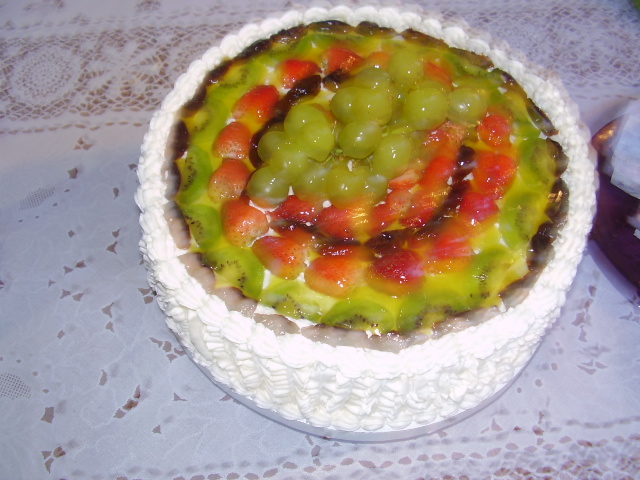 bolo de frutas